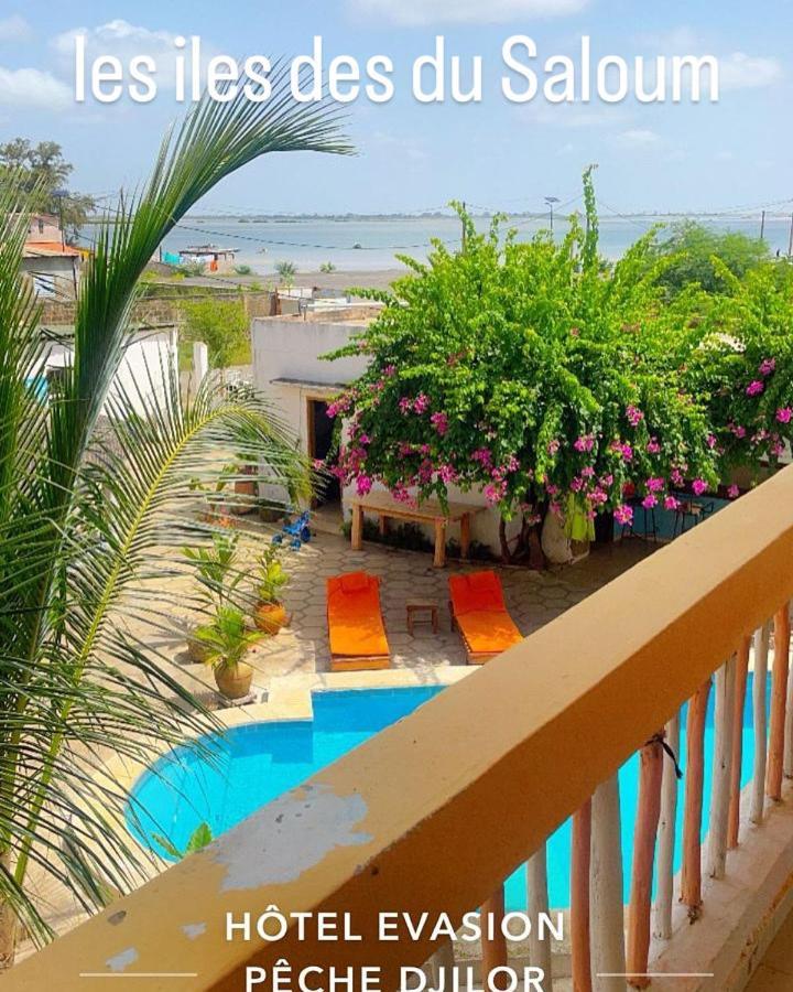 Hotel Evasion Peche Djilor Ile Sine Saloum Fatick Exterior photo